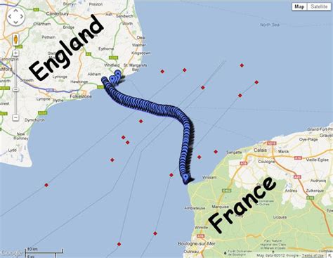 swim chanel|english channel swim map.